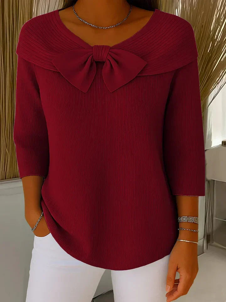 Lissandra | Sophisticated Bow Women's Sweater