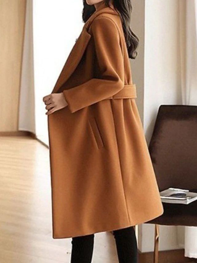 Eleanor | Tailored Trench Coat with Waist Belt for Winter