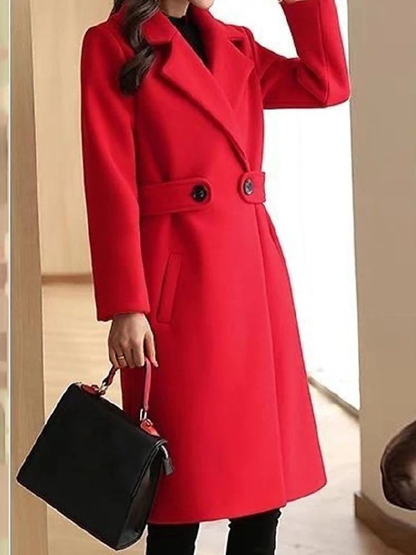Eleanor | Tailored Trench Coat with Waist Belt for Winter