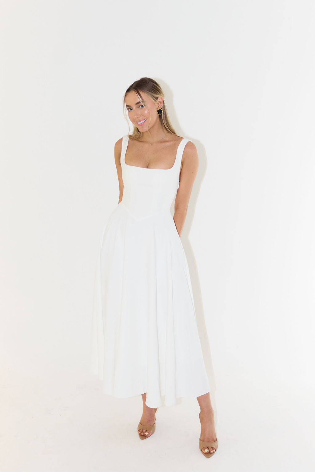 Anastasia | Square-Neck Women's Party Dress