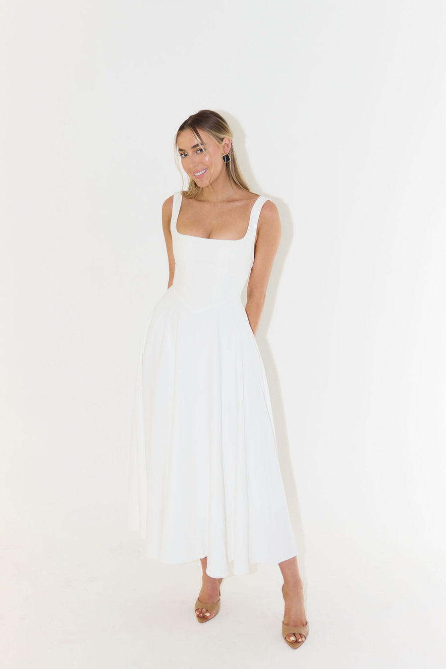 Anastasia | Square-Neck Women's Party Dress