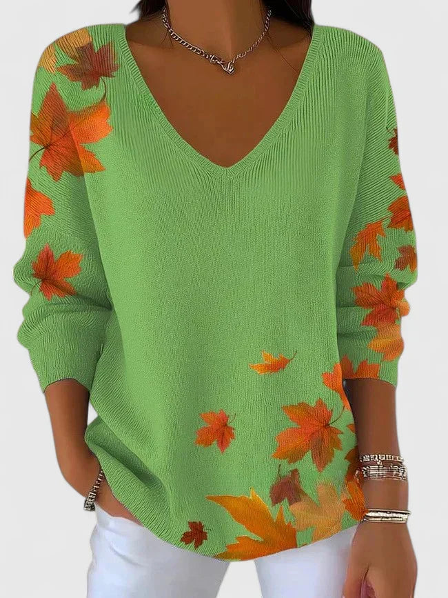 Zennora | Elegant V-Neck Women's Sweater