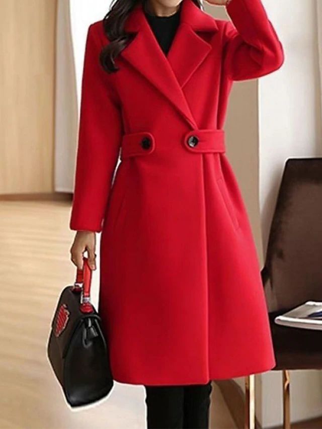 Eleanor | Tailored Trench Coat with Waist Belt for Winter