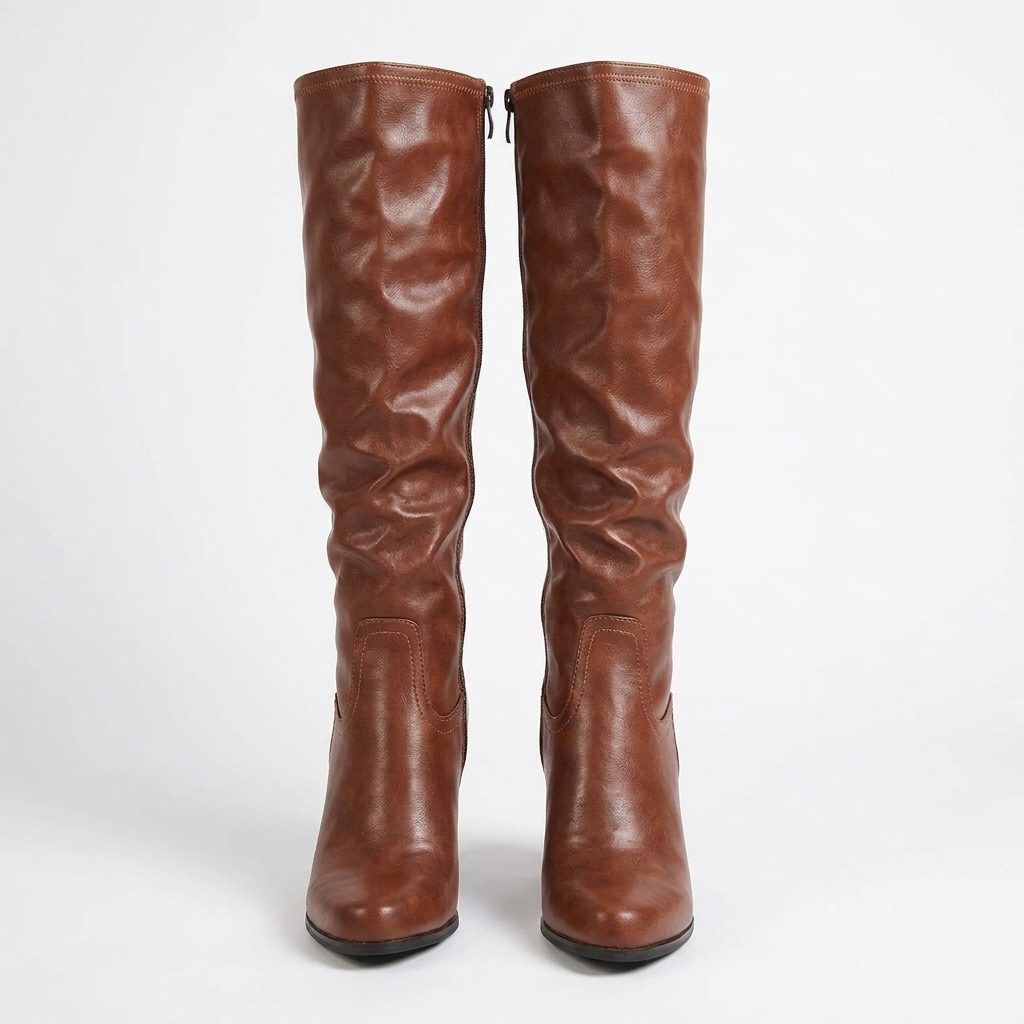 Freya | Sleek Block Heel Knee High Boots