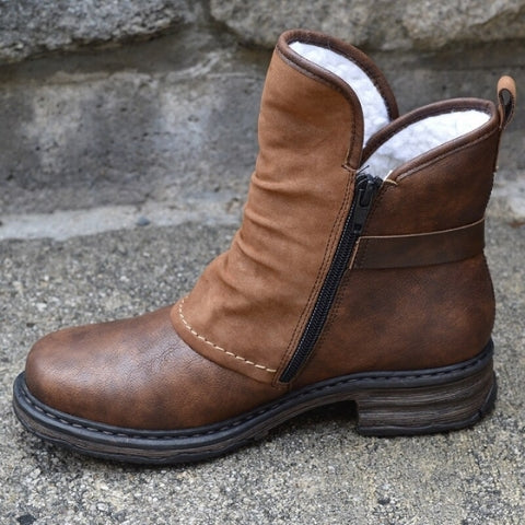 Sienna | Cosy Fleece-Lined Ankle Boots