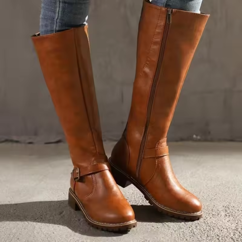 Delphine | Classic Knee High Riding Boots