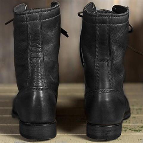 Juno | Rugged Lace-Up Combat Boots