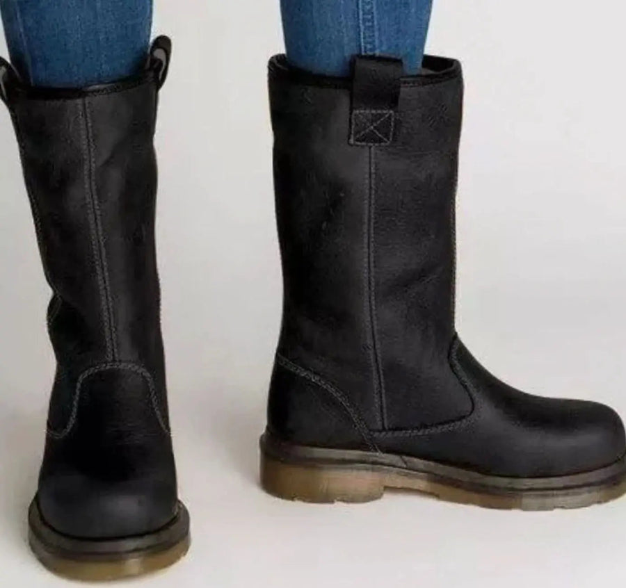 Bianca | Warm Fleece-Lined Mid-Calf Boots