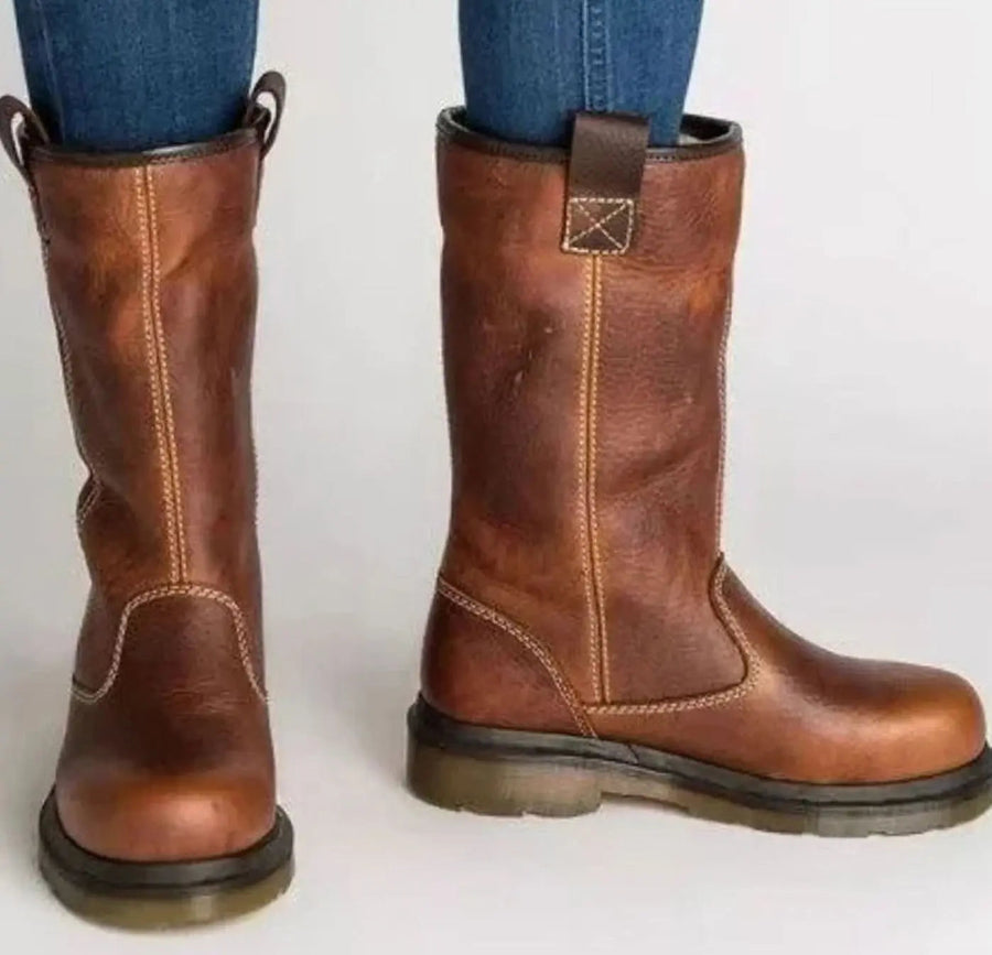 Bianca | Warm Fleece-Lined Mid-Calf Boots