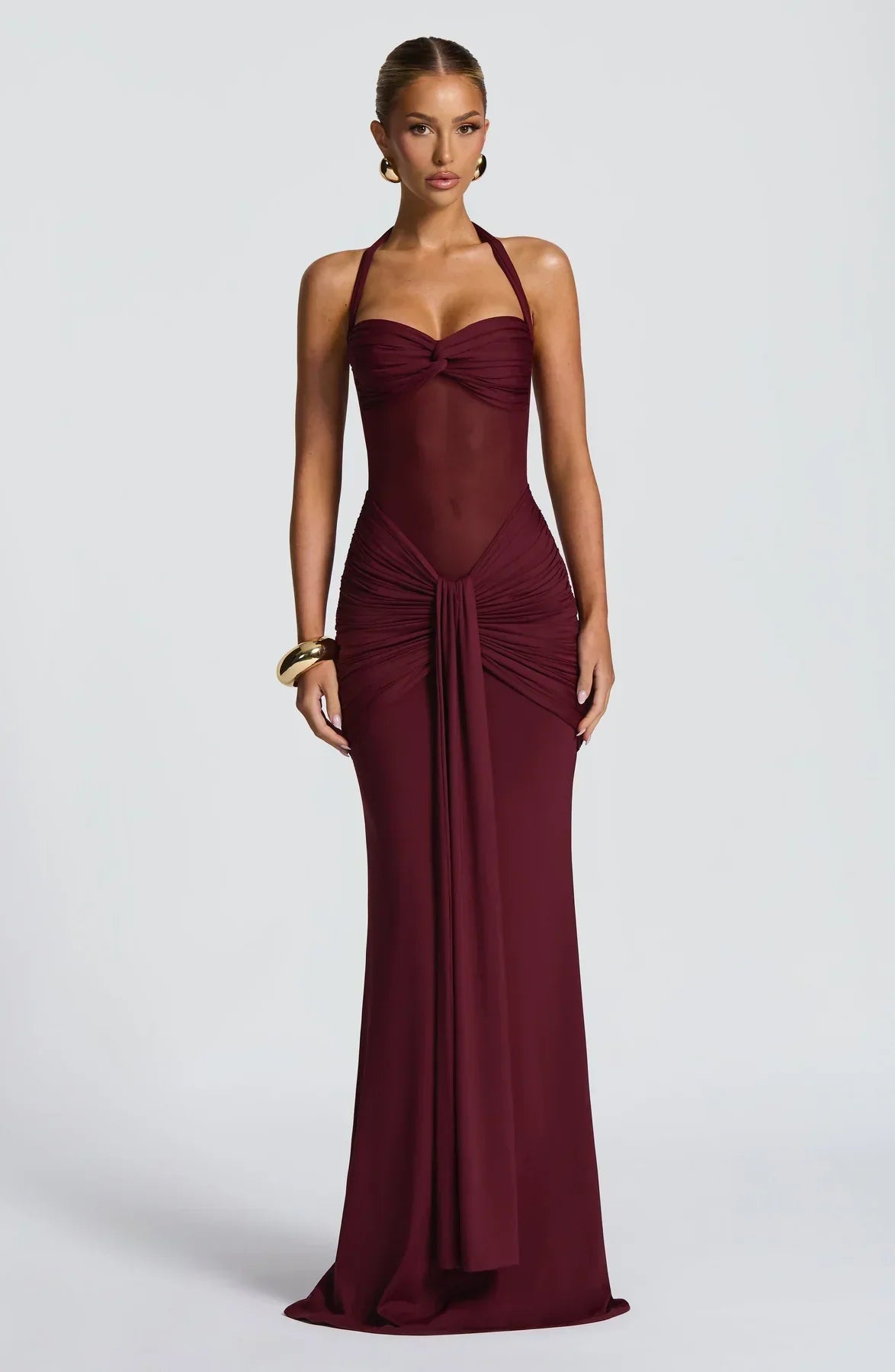 Yolanda | Fitted Winter Women's Wedding Guest Dress