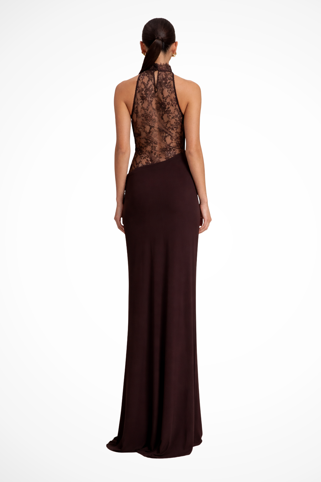 Estelle | Halter Lace Women's Wedding Guest Dress