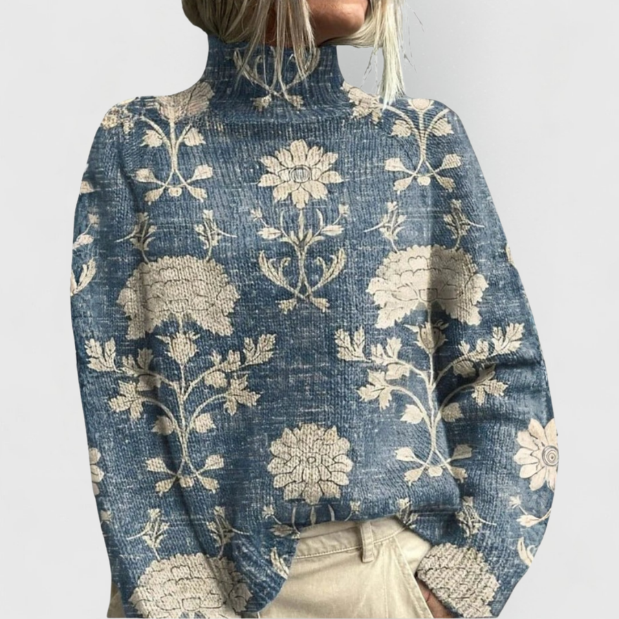 Elspeth | Elegant Roll Neck Women's Sweater