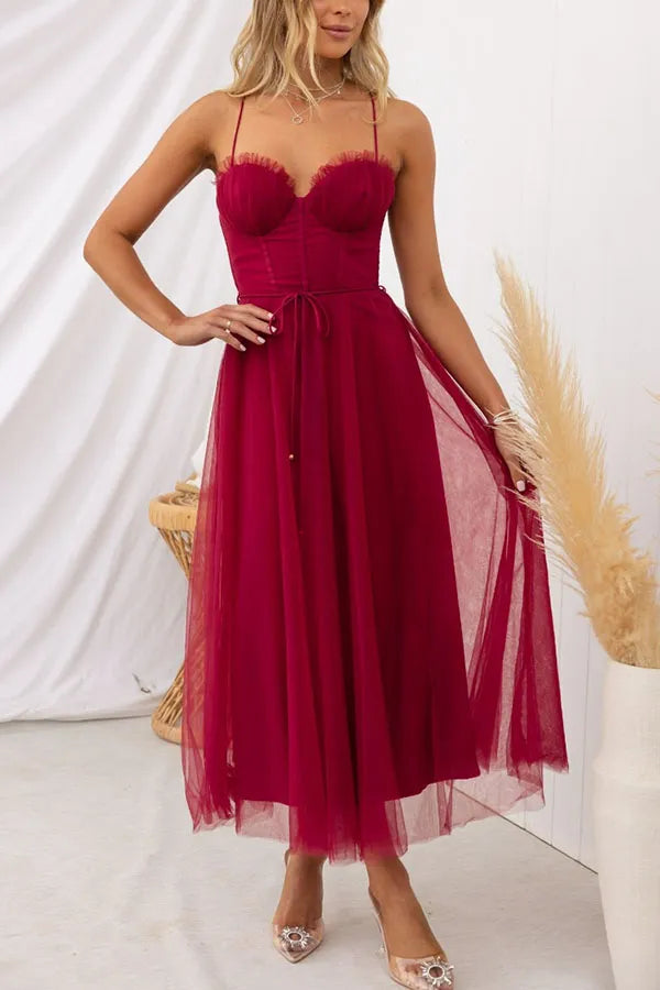 Lucienne | Corset Tulle Women's Party Dress