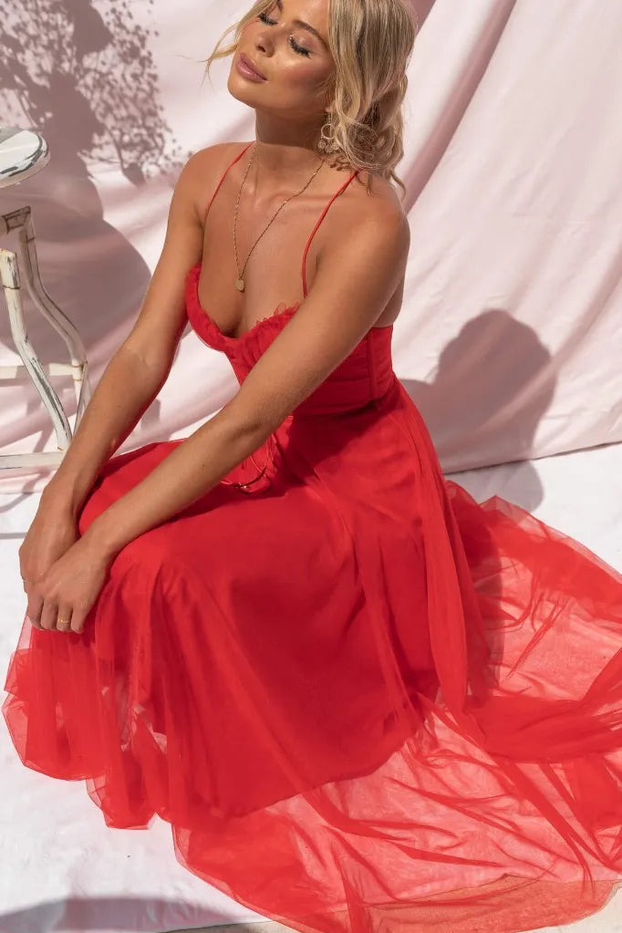 Lucienne | Corset Tulle Women's Party Dress
