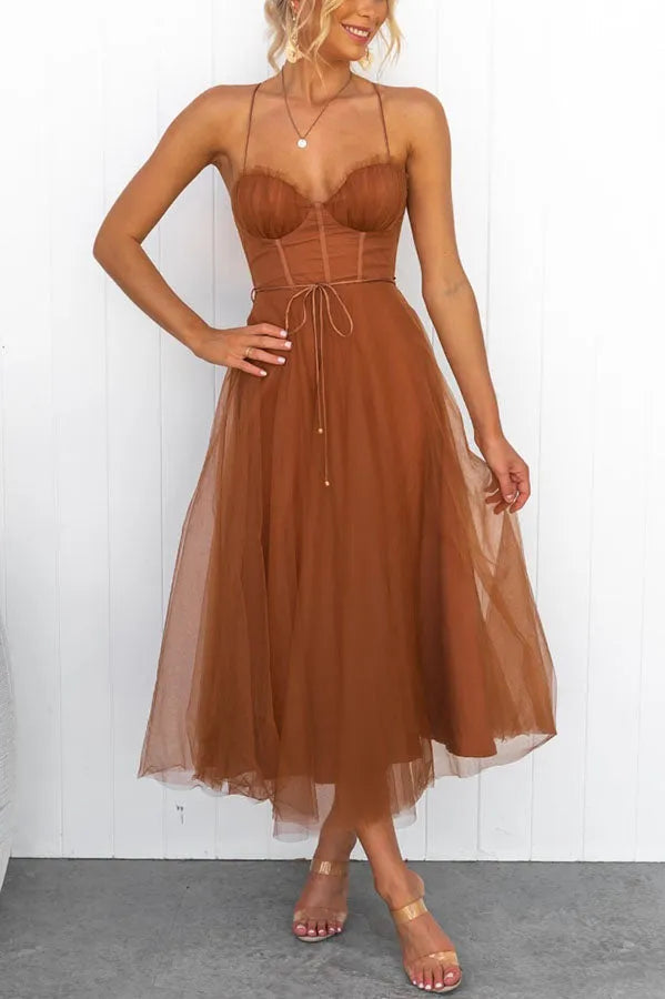 Lucienne | Corset Tulle Women's Party Dress