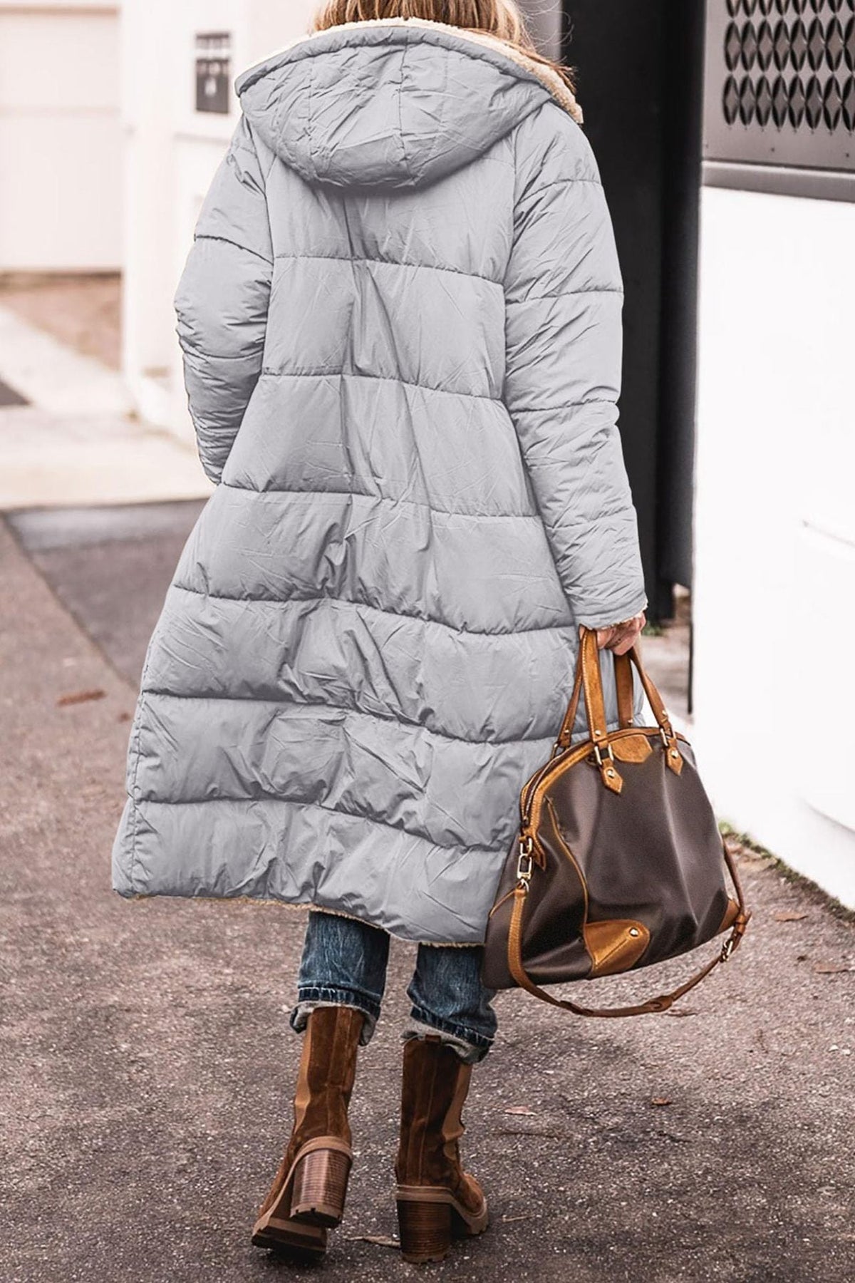 Helena | Long Hooded Down Puffer Winter Coat for Cold-Weather