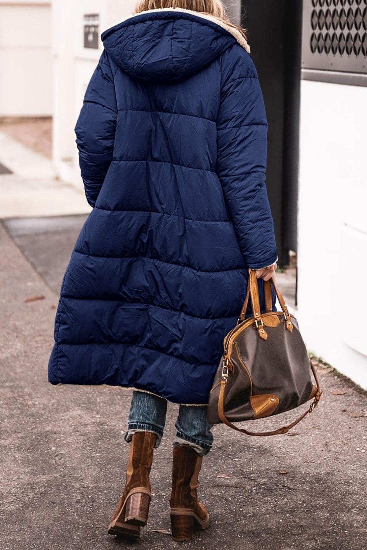 Helena | Long Hooded Down Puffer Winter Coat for Cold-Weather