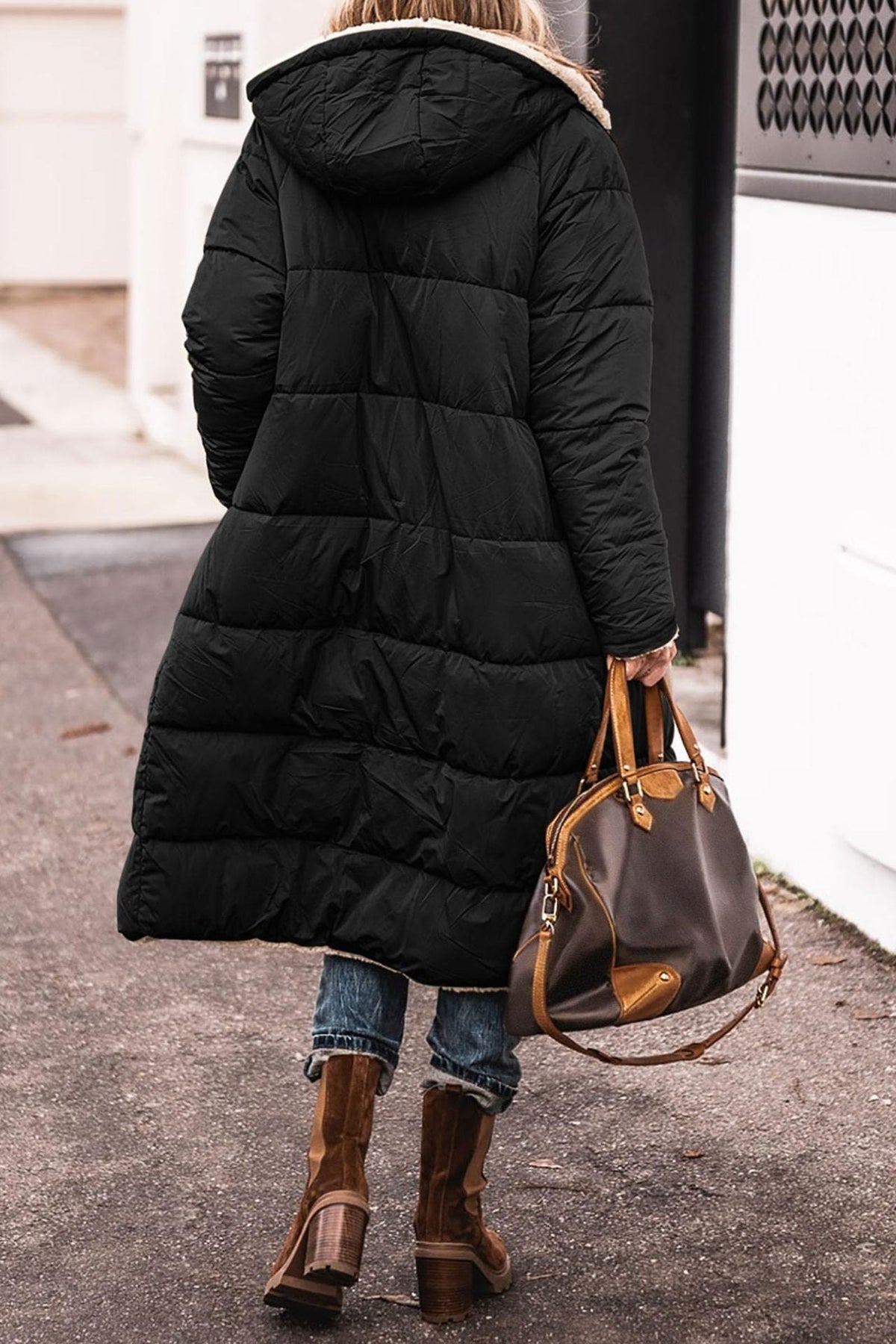 Helena | Long Hooded Down Puffer Winter Coat for Cold-Weather