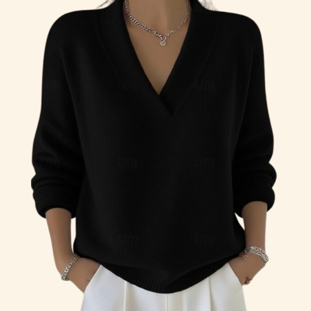 Calla | Elegant V-Neck Women's Sweater