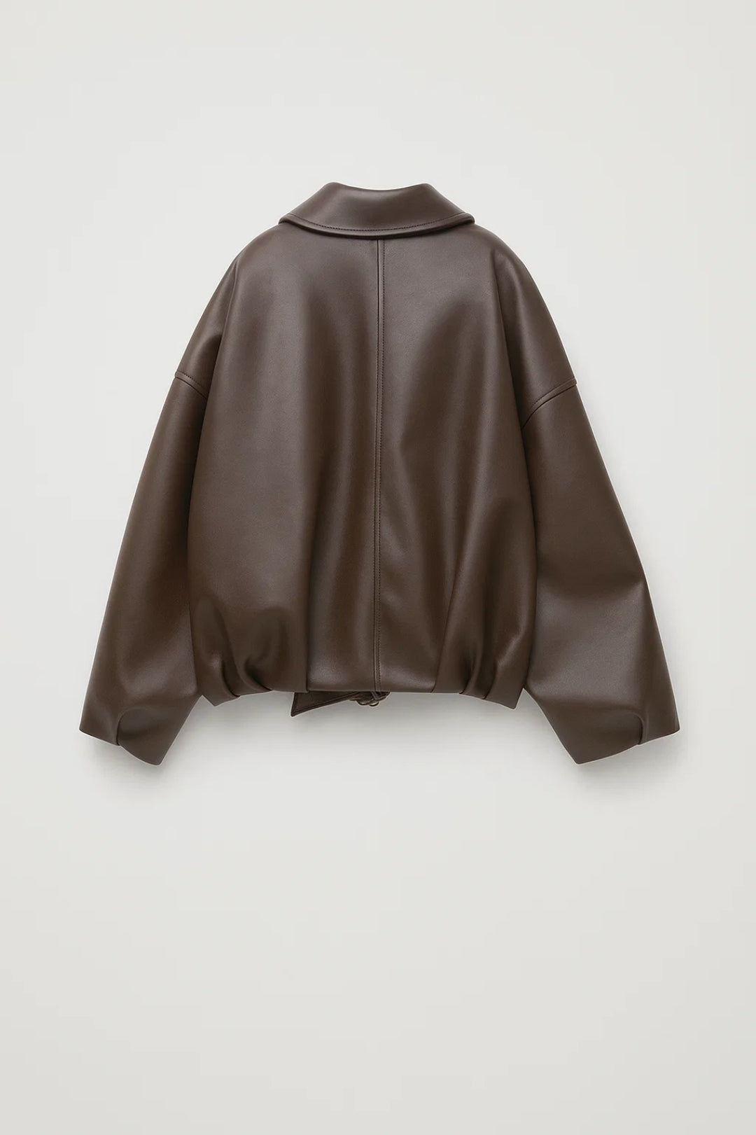 Everly | Belted Oversized Faux Leather Jacket for Winter