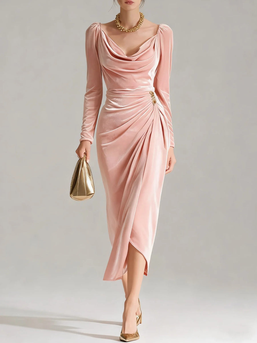 Florentine | Ruched Velvet Women's Party Dress