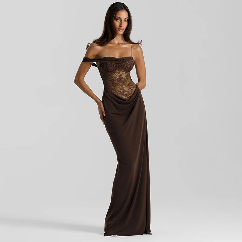 Lavinia | Off-Shoulder Lace Women's Evening Dress