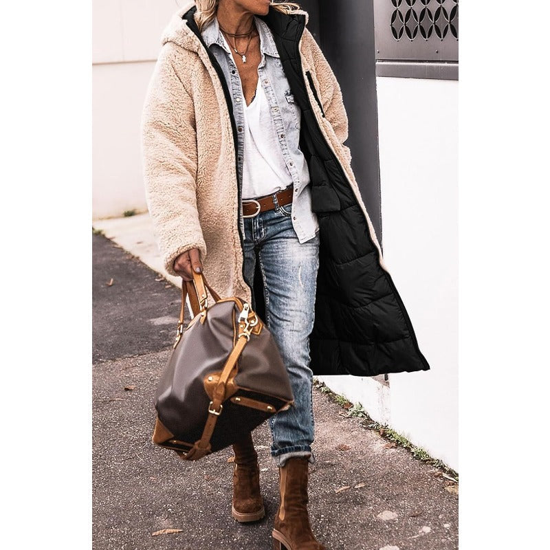 Helena | Long Hooded Down Puffer Winter Coat for Cold-Weather