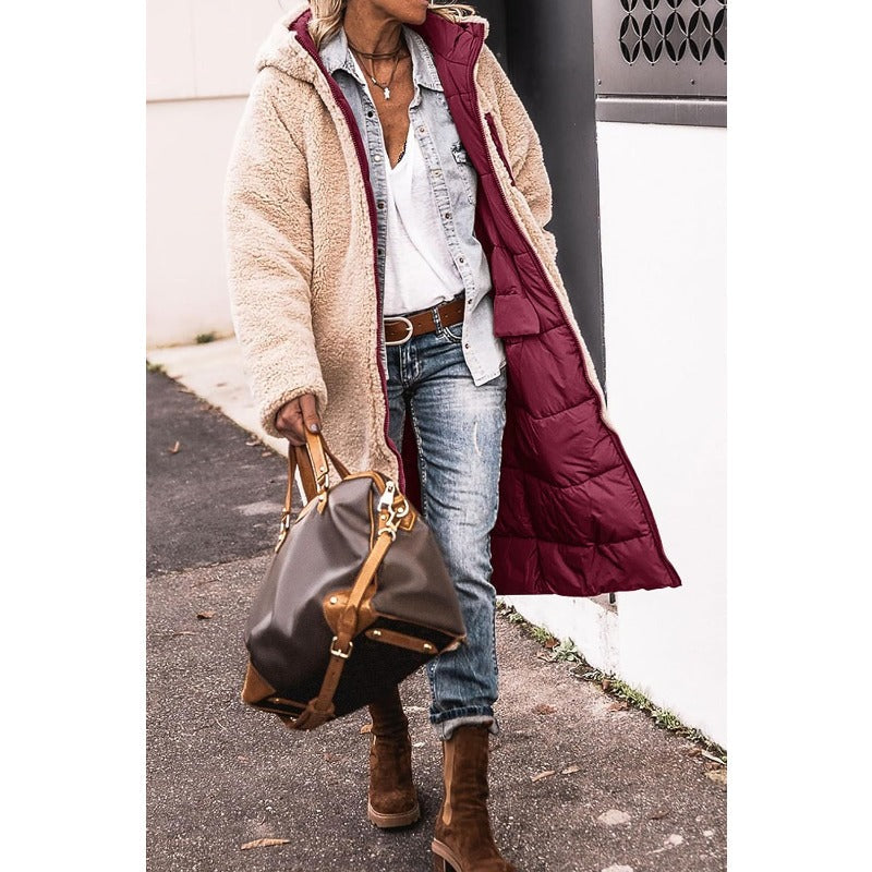 Helena | Long Hooded Down Puffer Winter Coat for Cold-Weather