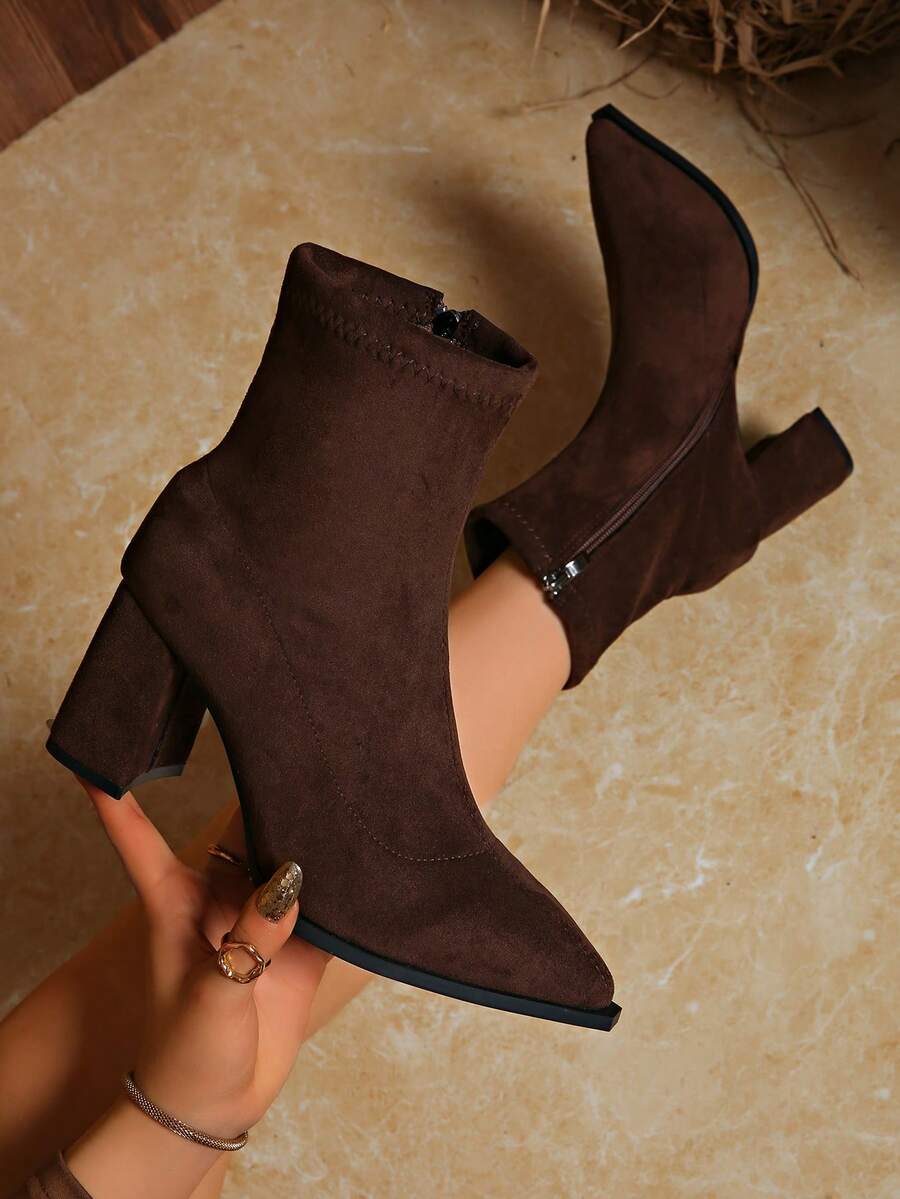 Tess | Sleek Pointed Toe Ankle Boots