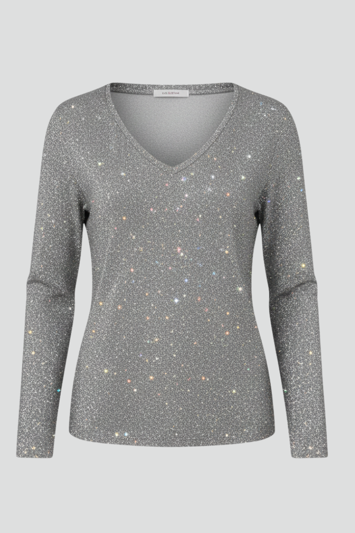 Talwyn | Sequin V-Neck Women's Sweater