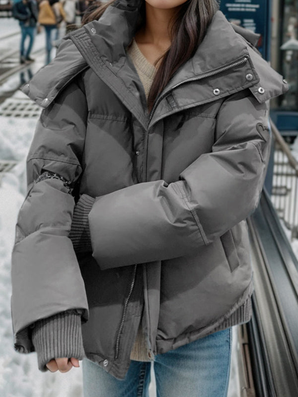 Kaia | Oversized Hooded Puffer Jacket