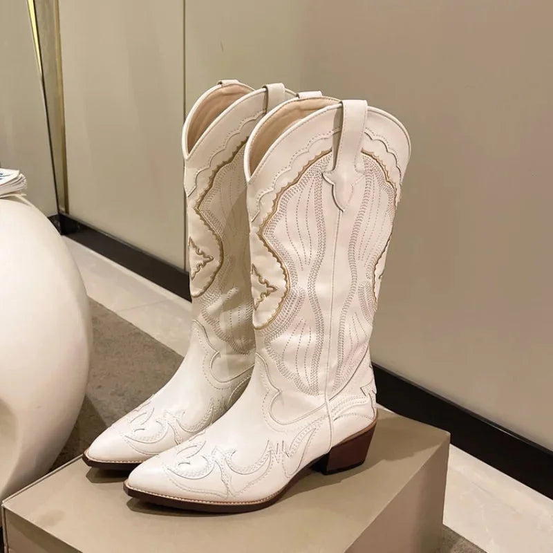 Portia | Bold Autumn Western Cowboy Boots