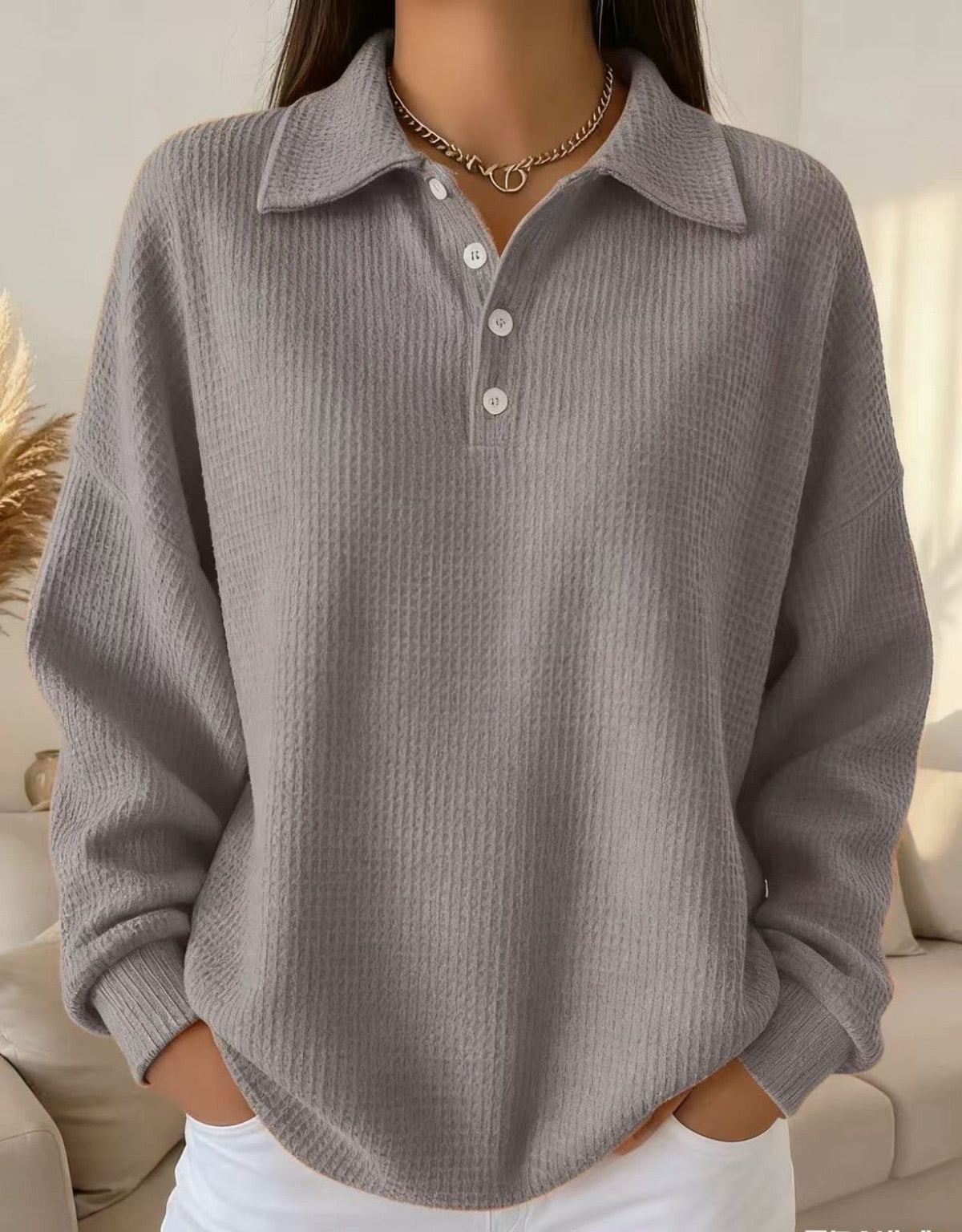 Ottavia | Elegant Polo Collar Women's Sweater