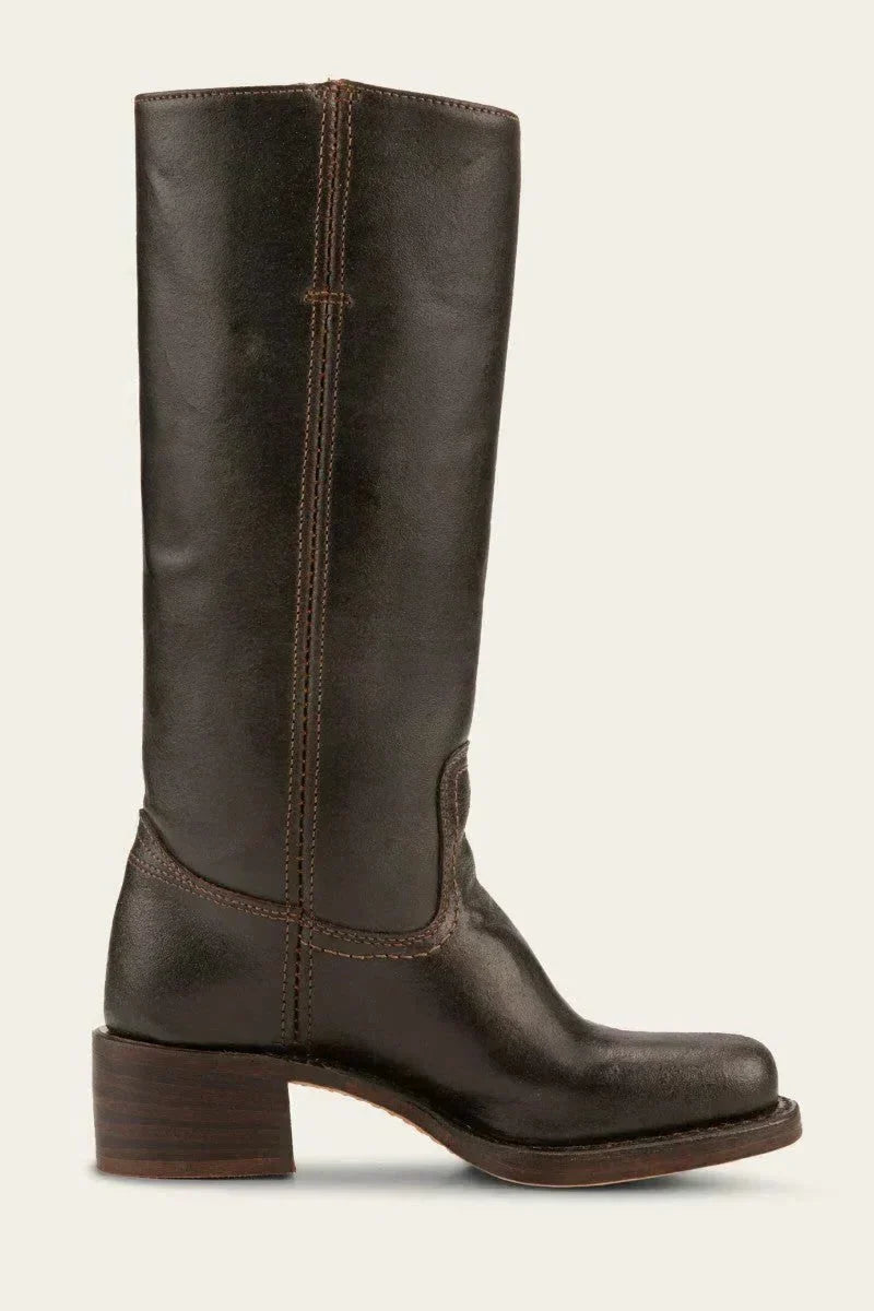 Leonie | Leather and Suede Women Knee High Boots for Winter