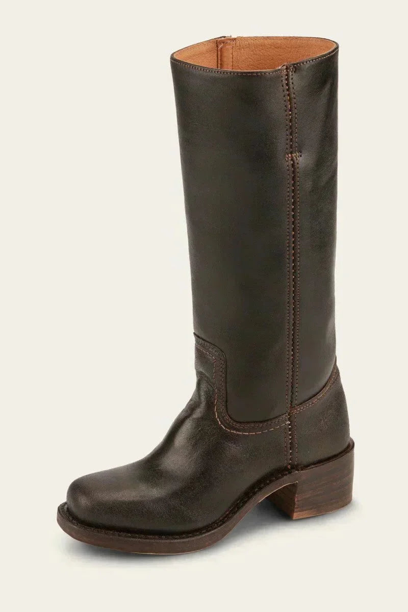 Leonie | Leather and Suede Women Knee High Boots for Winter