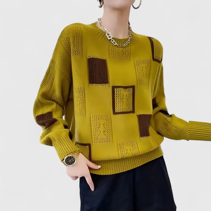 Rozalind | Openwork Knit Women's Sweater