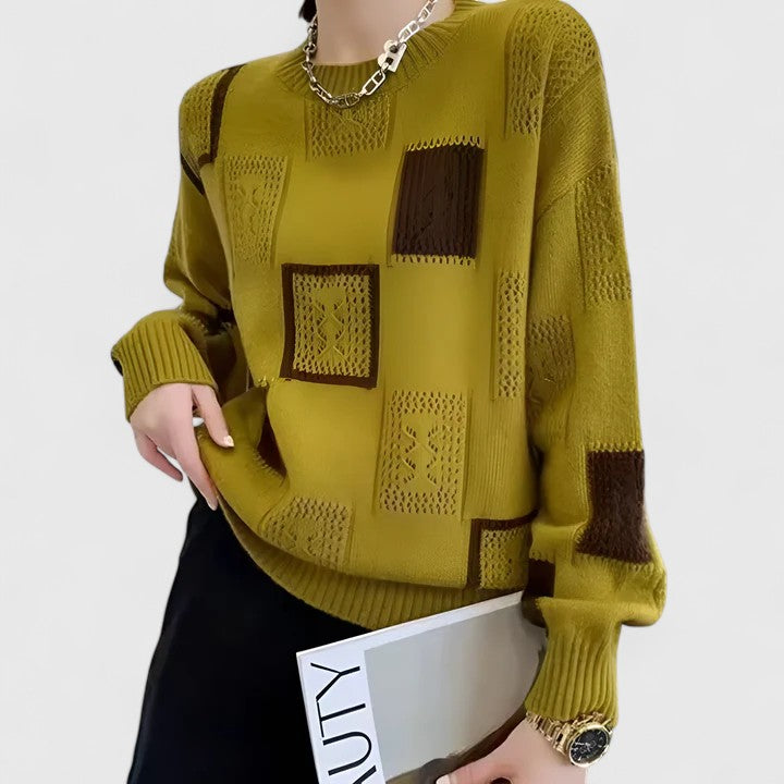 Rozalind | Openwork Knit Women's Sweater