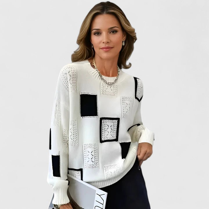Rozalind | Openwork Knit Women's Sweater