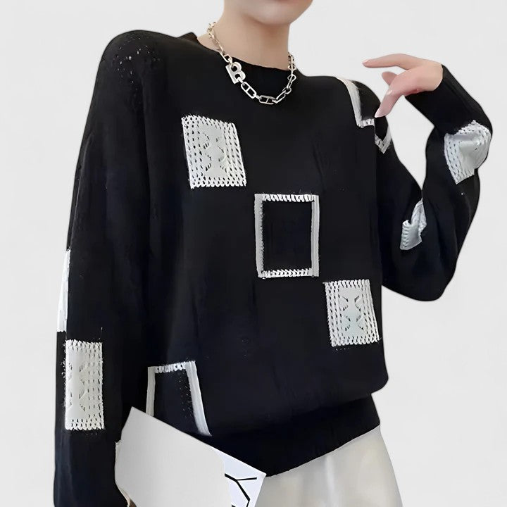 Rozalind | Openwork Knit Women's Sweater