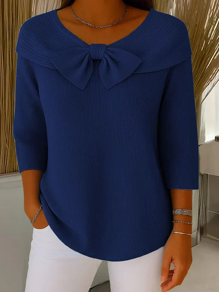 Lissandra | Sophisticated Bow Women's Sweater
