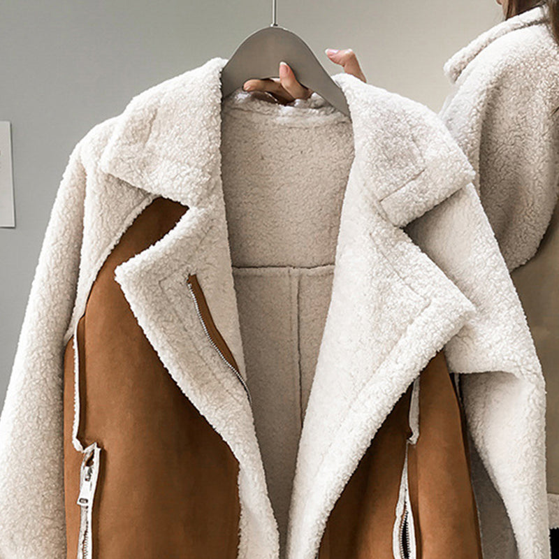 Guinevere | Sherpa Aviator Jacket