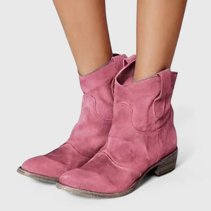Nessa | Western Slouchy Ankle Boots