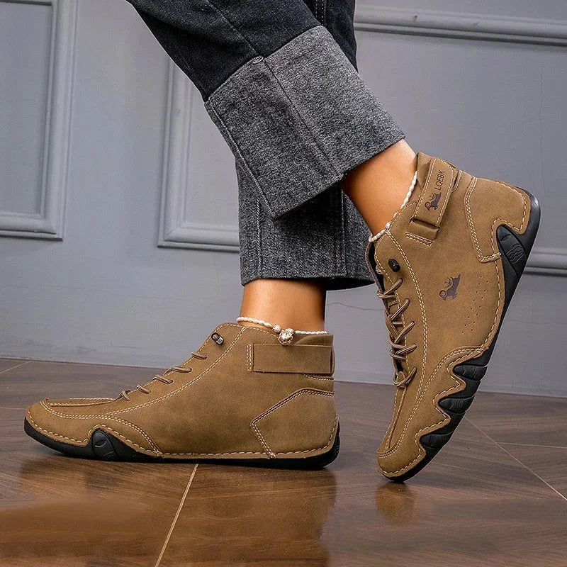Nina | Sturdy Lace-Up Ankle Boots