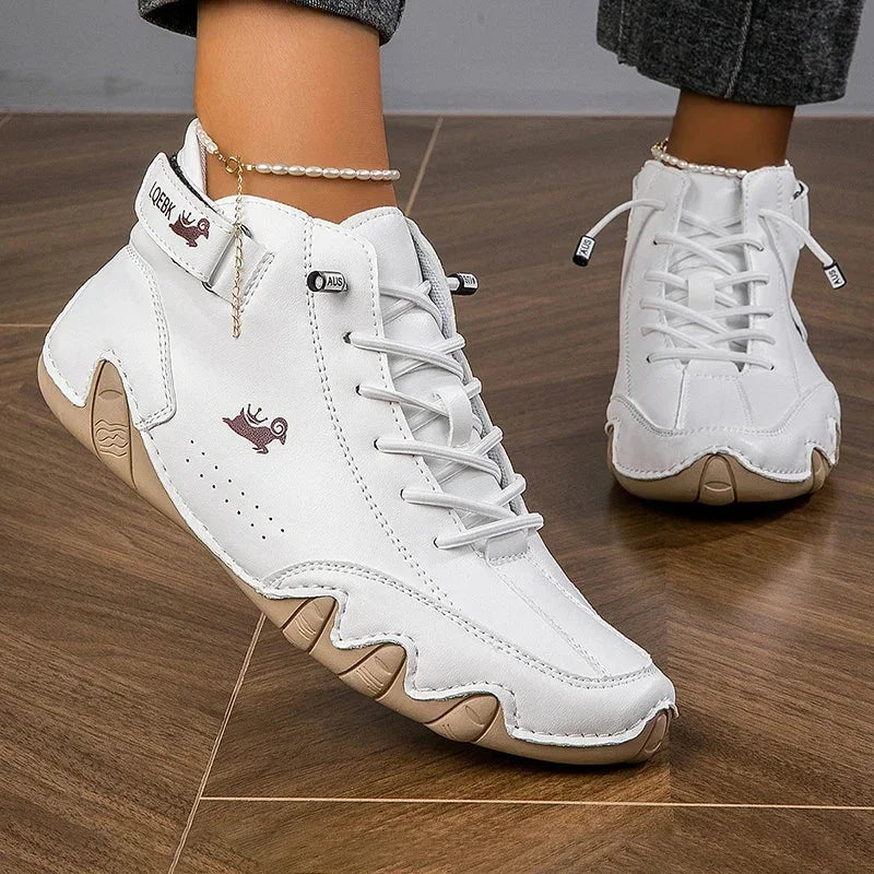 Nina | Sturdy Lace-Up Ankle Boots