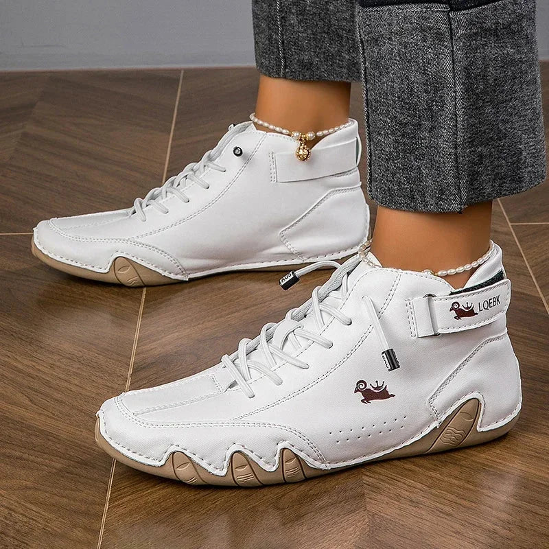 Nina | Sturdy Lace-Up Ankle Boots