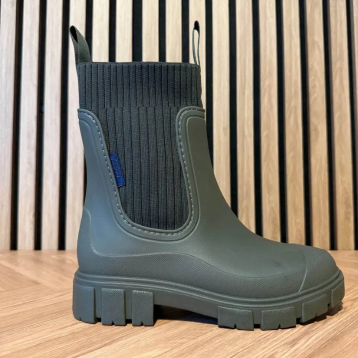 Skye | Cosy Ribbed Cuff Ankle Boots