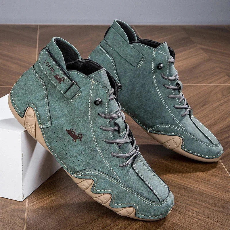 Nina | Sturdy Lace-Up Ankle Boots