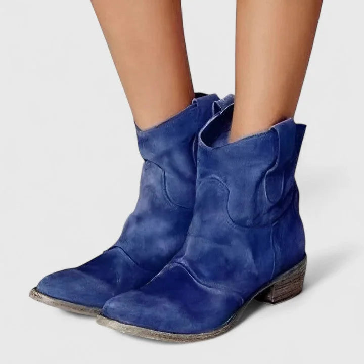 Nessa | Western Slouchy Ankle Boots