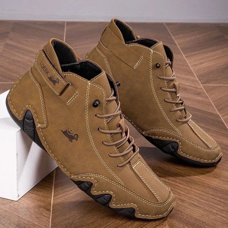 Nina | Sturdy Lace-Up Ankle Boots