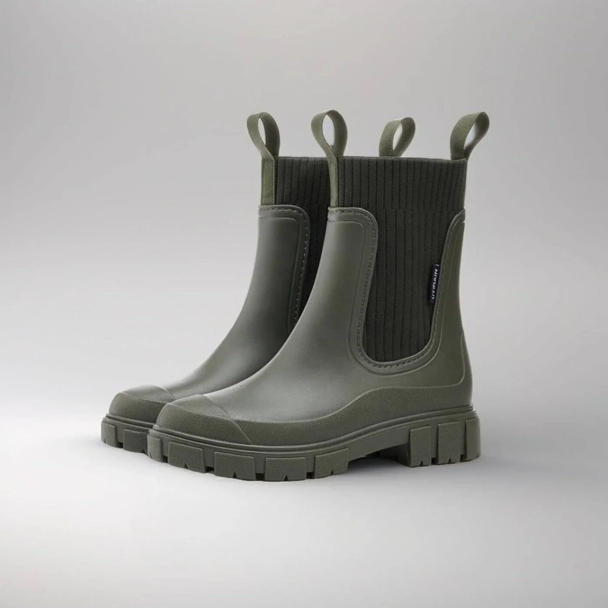 Skye | Cosy Ribbed Cuff Ankle Boots